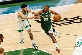 NBA: Khris Middleton, Bucks earn eighth straight win by beating Celtics