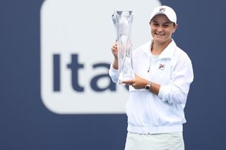 Tennis: Barty retains Miami Open crown as injured Andreescu limps out
