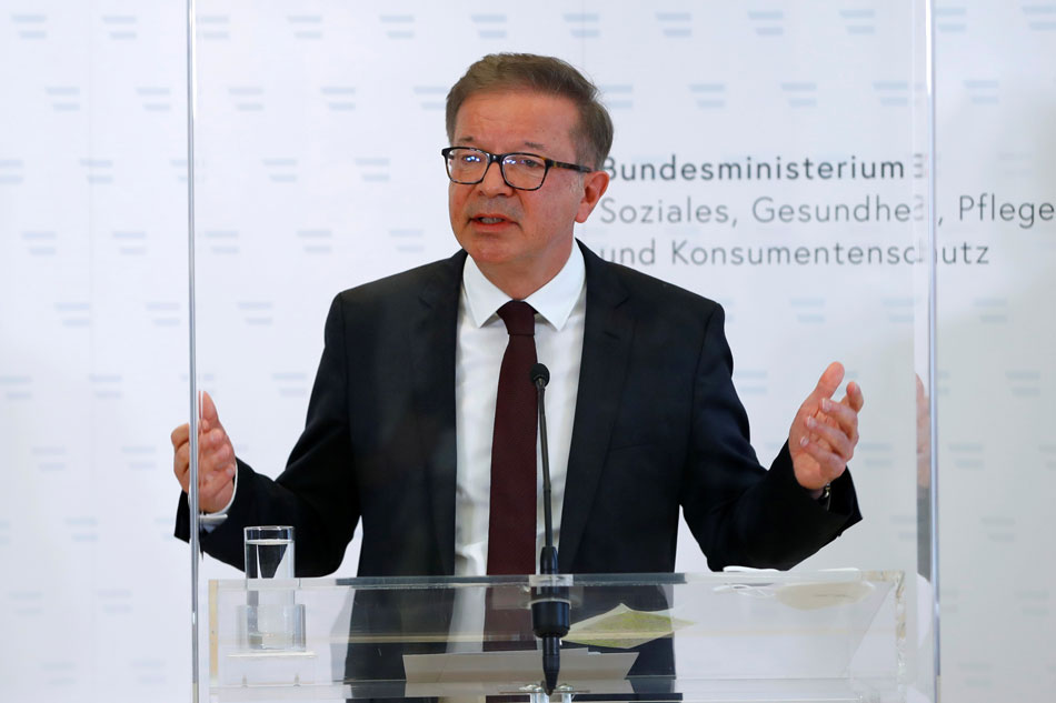 Austrian health minister says he is stepping down, exhausted 1