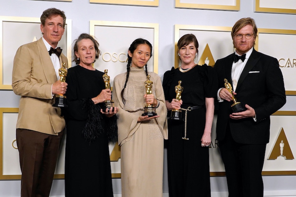 &#39;Nomadland&#39; wins best picture Oscar, Hopkins wins over Boseman 1