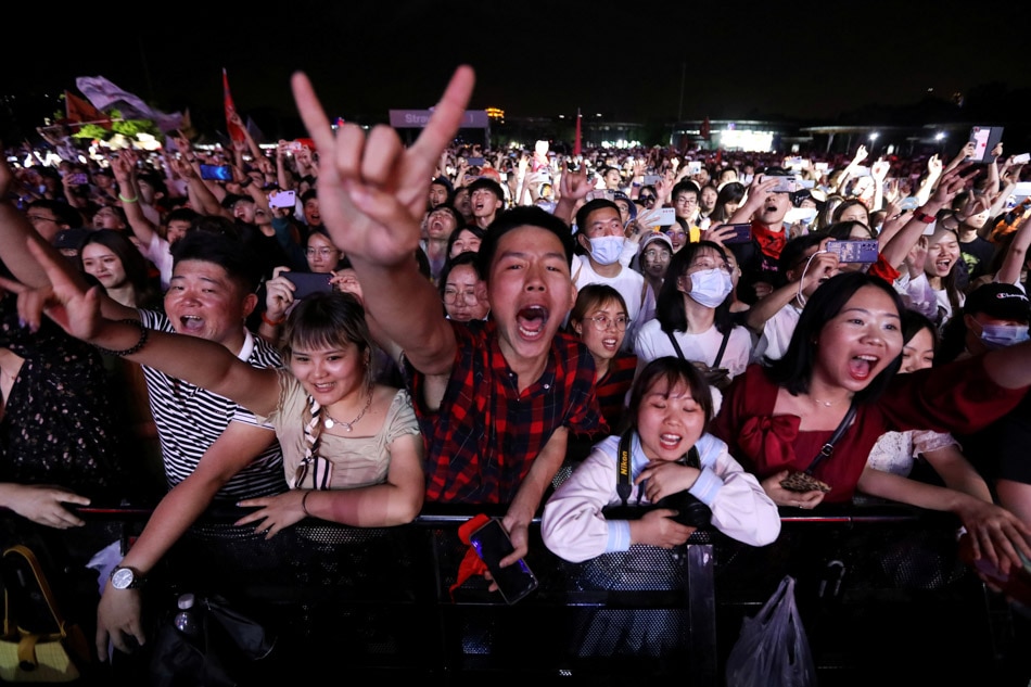 Thousands attend Wuhan Music Festival