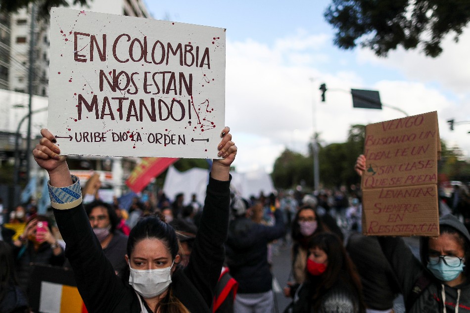 Global calls for calm, as Colombia deploys &#39;excessive force&#39; 1