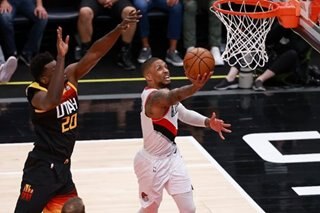 NBA: Damian Lillard scores 30 as Blazers down Jazz