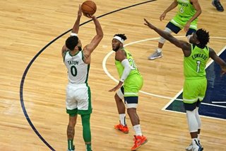NBA: Celtics beat Timberwolves to snap four-game losing streak