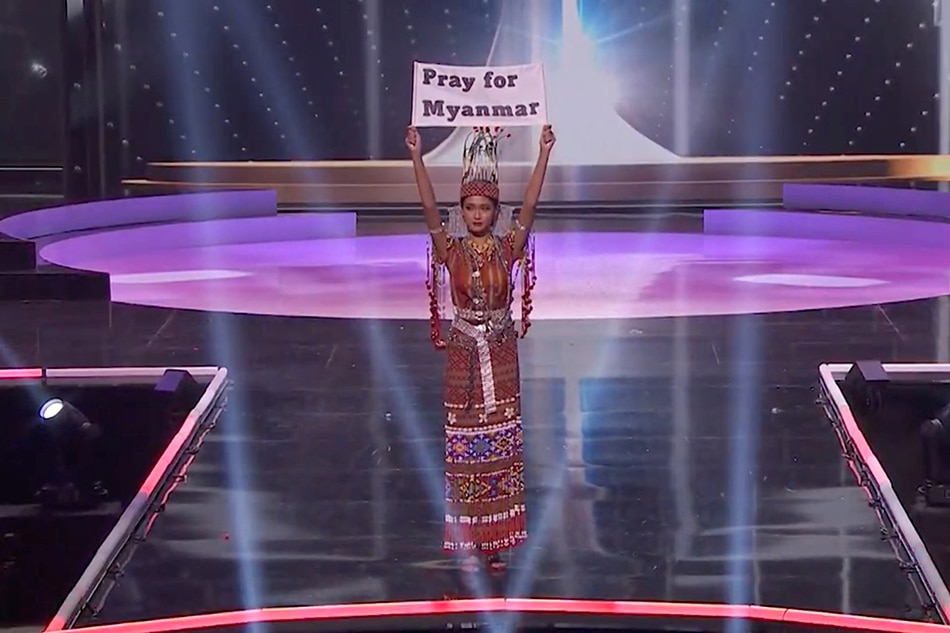 At Miss Universe pageant, Myanmar&#39;s contestant pleads &#39;our people are dying&#39; 1