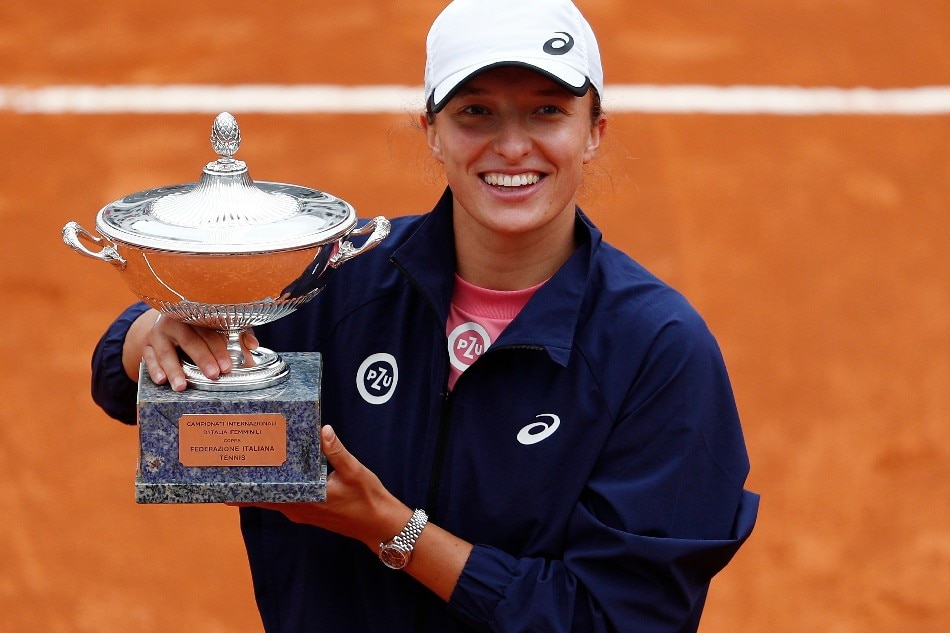 Tennis Swiatek enters WTA top 10 after Rome win ABSCBN News