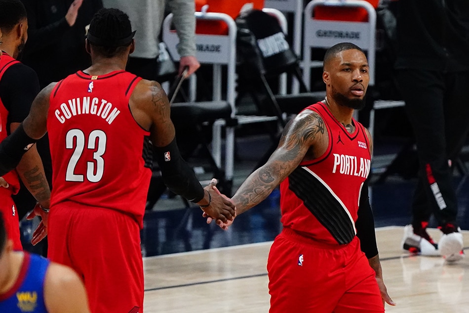 NBA: Damian Lillard, Blazers open with road win over Nuggets | ABS-CBN News