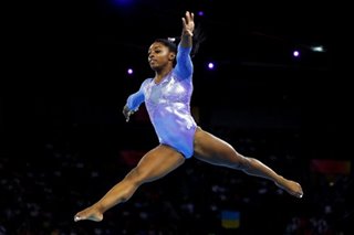 Simone Biles returns to competition with historic vault