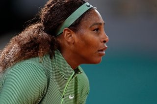 Tennis: Serena survives scare in French Open's first night match
