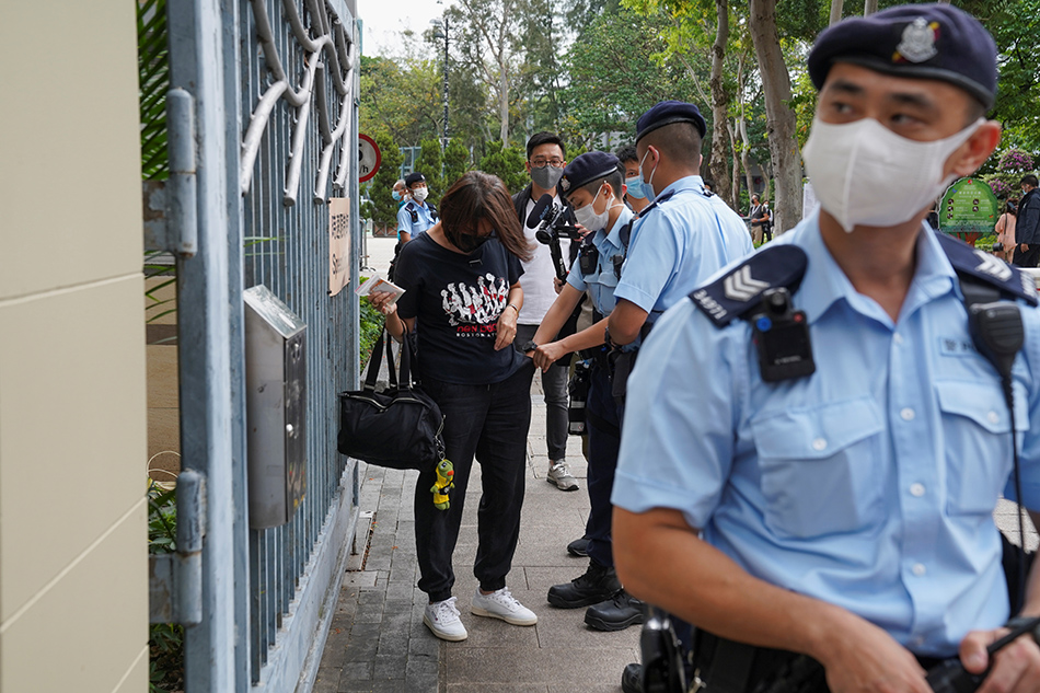 Hong Kong Cordons Off Annual Tiananmen Vigil Site Arrests Organizer