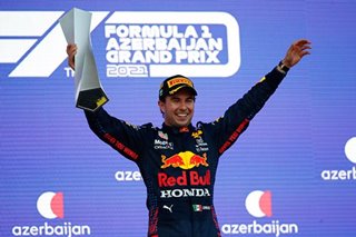 F1: Perez wins as Verstappen, Hamilton KO'd by Baku