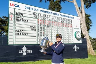 PH golf body lauds Yuka Saso for 'grace under pressure' in US Open