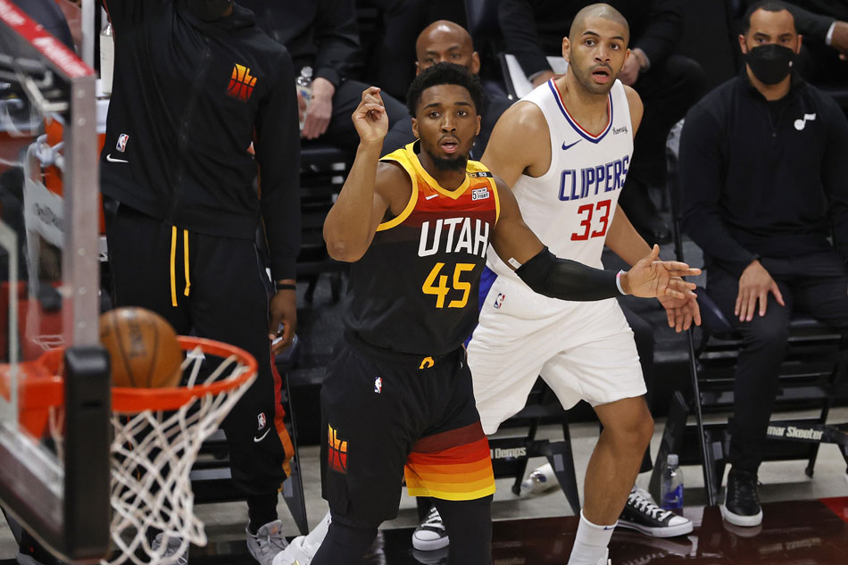 NBA: Donovan Mitchell powers Jazz past Clippers in Game 1 1