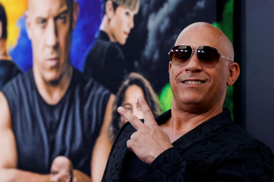 Vin Diesel Does His Best Cardi B Impression at “F9” Premiere ...