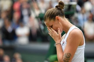 Tennis: 'Not proud of my Wimbledon tears,' says Pliskova