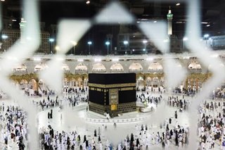 Muslims perform Tawaf during annual Haj