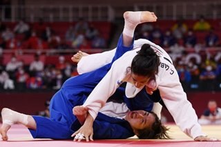 Kiyomi Watanabe bows to Spanish judoka