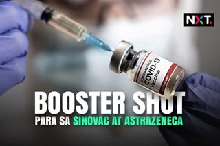 Booster shot ng Sinovac at AstraZeneca
