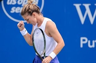 Halep produces first win of injury comeback campaign