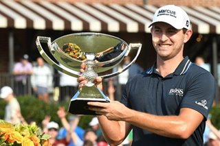 Golf: Cantlay edges Rahm for US Tour Championship