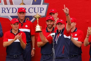 Golf: US young guns overwhelm Europe in Ryder Cup rout
