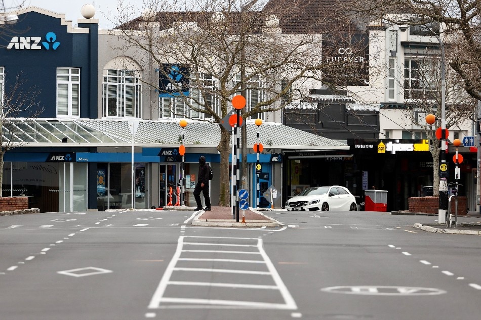 A normally busy road is deserted during a lockdown to curb the spread of a coronavirus disease (COVID-19) outbreak in Auckland, New Zealand, August 26, 2021. Fiona Goodall, Reuters, File Photo