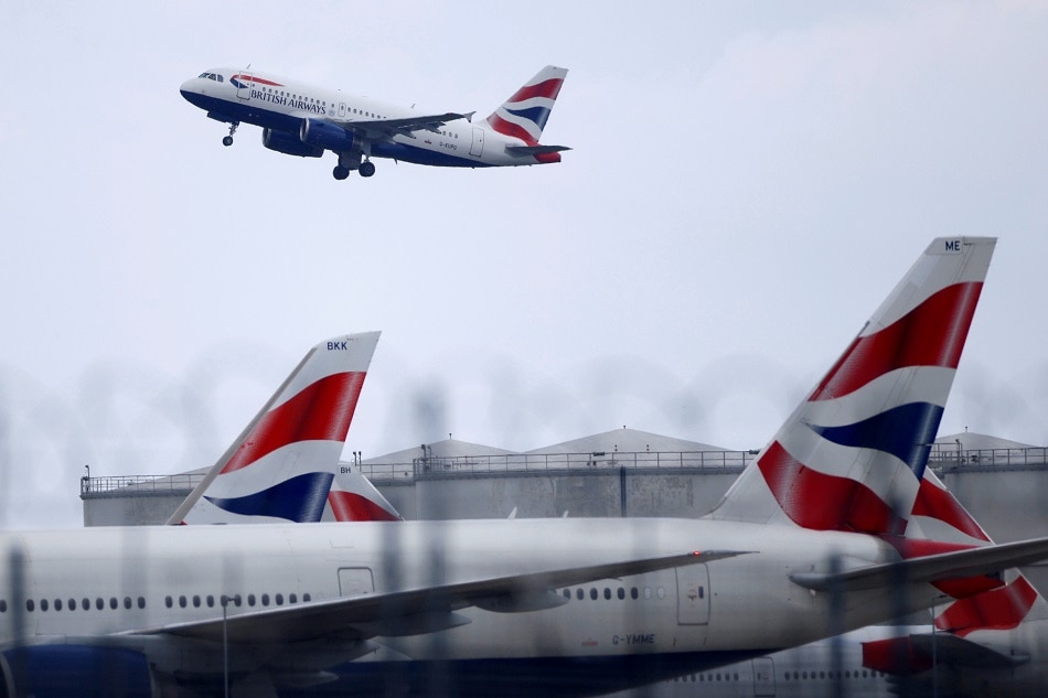British Airways Airbus A319 aircraft takes off from Heathrow Airport in London on May 17, 2021. John Sibley, Reuters/file