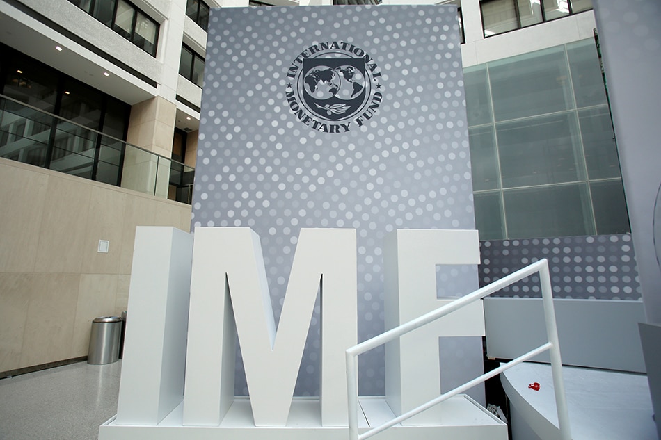 International Monetary Fund logo is seen inside the headquarters at the end of the IMF/World Bank annual meetings in Washington, US, October 9, 2016. Yuri Gripas, Reuters/File Photo