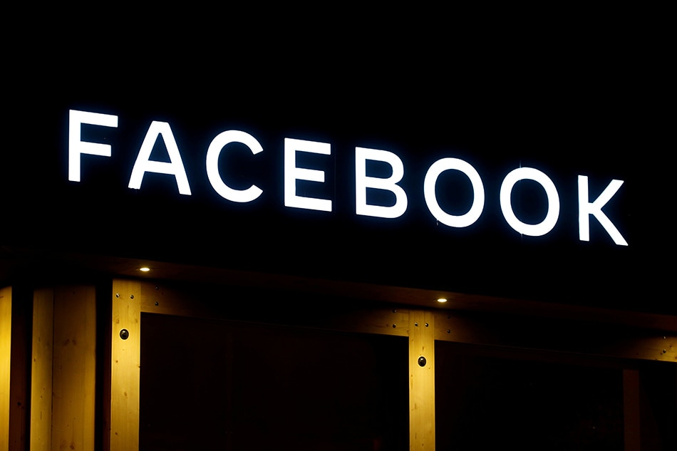 The logo of Facebook is seen in Davos, Switzerland January 20, 2020. Arnd Wiegmann, Reuters File Photo