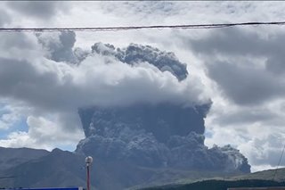 Japan's Mt. Aso erupts, alerts issued
