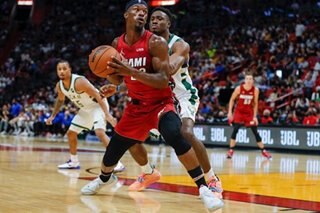 Heat set team record for points in opener, beat Bucks