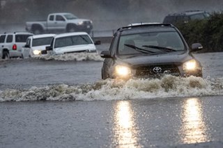 Heavy flooding after 'bomb cyclone' hits California