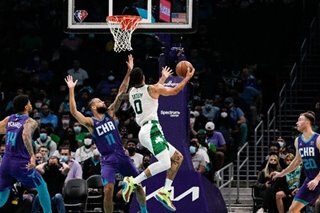 NBA: Tatum's 41 points help Celtics top Hornets in OT