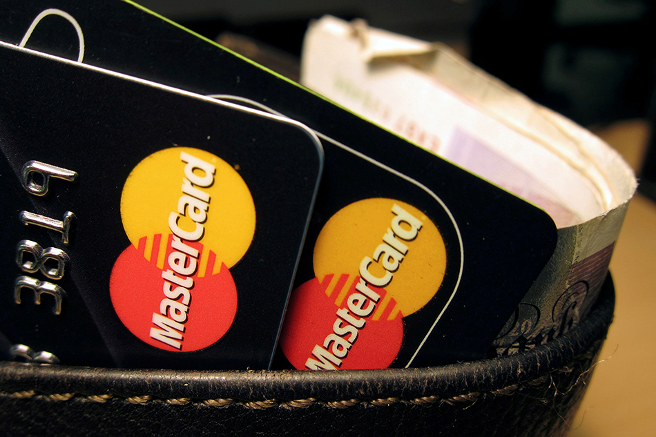 MasterCard credit cards are seen in this photo illustration, December 8, 2010. Jonathan Bainbridge, Reuters/Illustration/File Photo