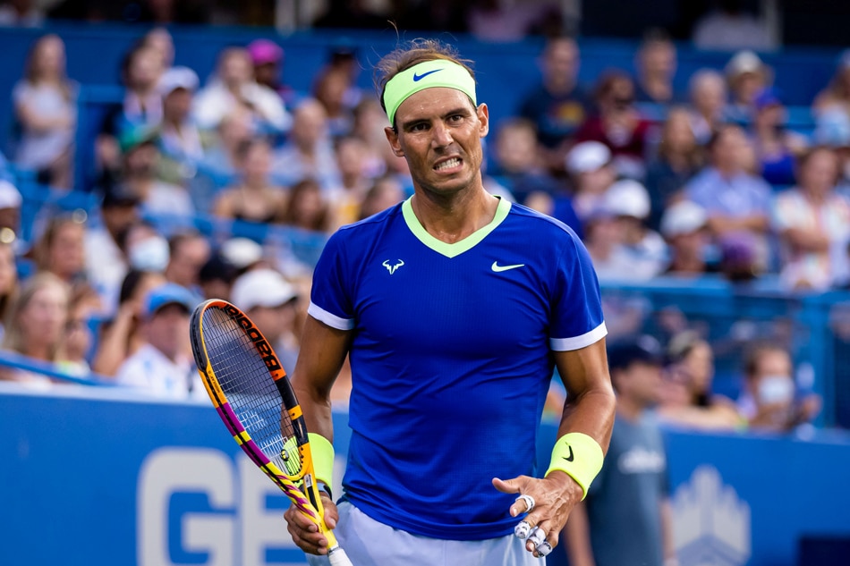 Rafael Nadal of Spain reacts during the Citi Open at Rock Creek Park Tennis Center. File Photo. Scott Taetsch, USA TODAY Sports/Reuters.