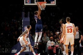 NBA: Durant's 32 points help Nets topple Hawks