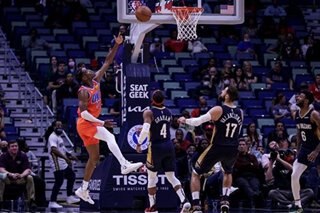 NBA: Visiting Thunder ease past league-worst Pelicans
