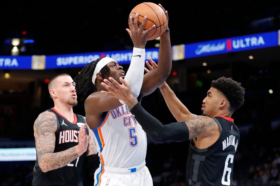 NBA: Luguentz Dort Pours In 34 As Thunder Rout Skidding Rockets ...