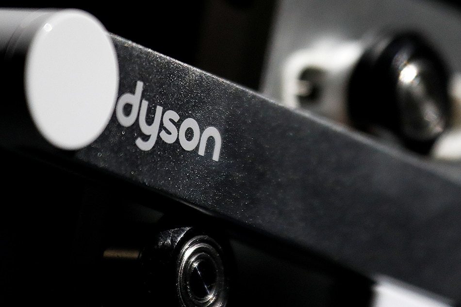 A Dyson logo is seen on one of company's products presented during an event in Beijing, China September 12, 2018. Damir Sagolj, Reuters/File Photo