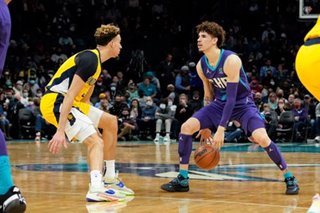 LaMelo Ball, Hornets edge Pacers for 5th straight win