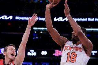 Burks pushes Knicks over finish line against Houston