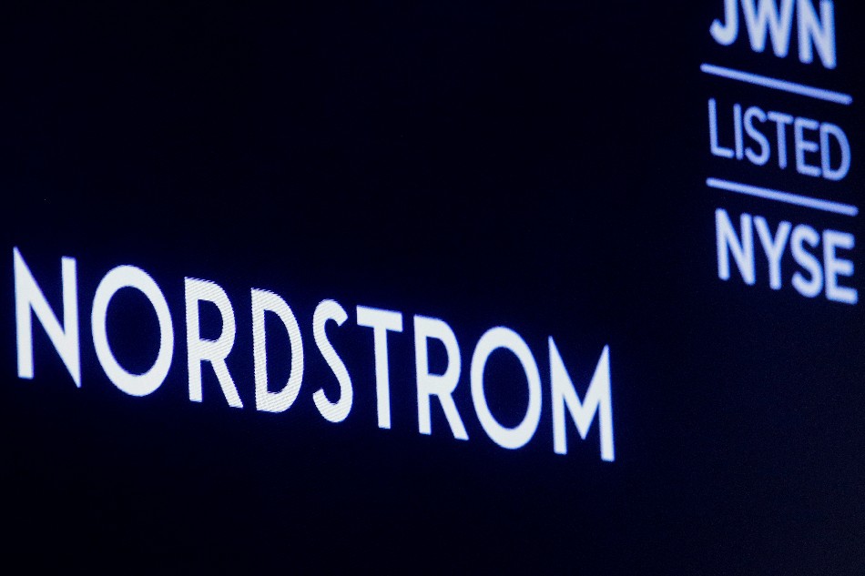 The company logo for Nordstrom Inc, is displayed on a screen at the New York Stock Exchange (NYSE) in New York, U.S., October 22, 2019. Brendan McDermid, Reuters File Photo