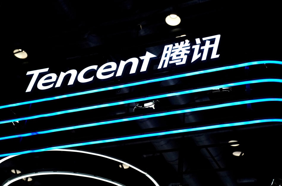 A Tencent logo is seen at its booth at the 2020 China International Fair for Trade in Services (CIFTIS) in Beijing, China September 4, 2020. Tingshu Wang, Reuters/File Photo