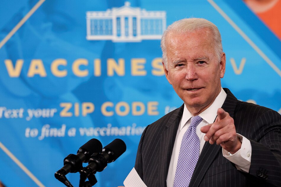 President Biden delivers remarks on the authorization of the COVID-19 vaccine for kids ages 5 to 11, during a speech at the White House in Washington, November 3, 2021. Evelyn Hockstein, Reuters/file