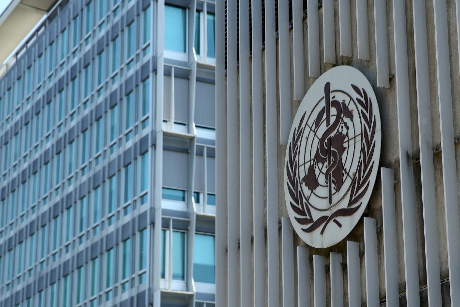 A logo is pictured on the headquarters of the World Health Orgnaization (WHO) in Geneva, Switzerland, June 25, 2020. Denis Balibouse, Reuters File Photo