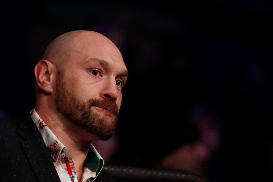 Tyson Fury is seen ringside at the Wembley Arena in London. Peter Cziborra, Action Images via Reuters.