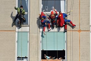 'Superheroes' to the rescue in Italy