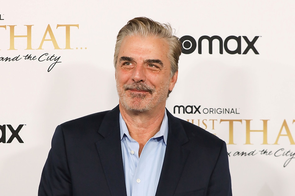 Chris Noth poses during the red carpet premiere of the 'Sex and The City' sequel, 'And Just Like That' in New York City, U.S. December 8, 2021. Caitlin Ochs, Reuters