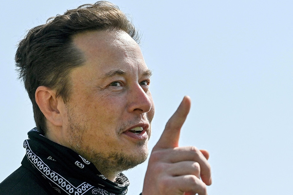 Elon Musk visits the construction site of Tesla's Gigafactory in Germany, August 13, 2021. Patrick Pleul, EPA-EFE/file