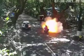 Chinese man, daughter critical after e-bike they were riding explodes